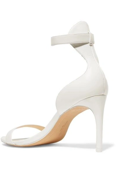 Shop Sophia Webster Nicole Leather Sandals In White