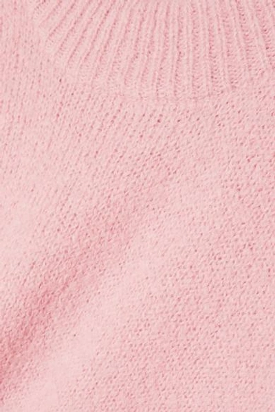 Shop Tibi Alpaca-blend Sweater In Pink