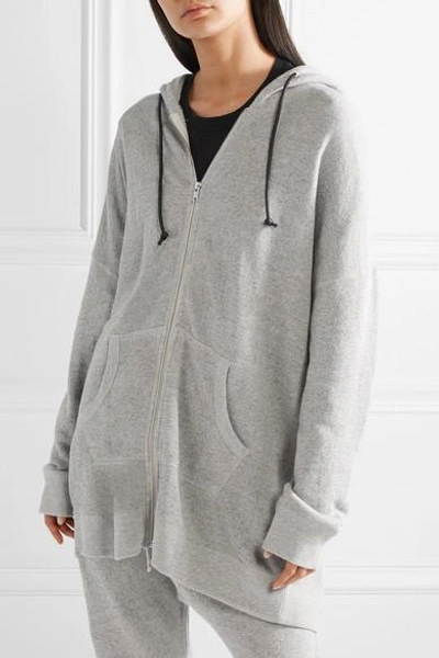 Shop R13 Oversized Cotton-terry Hoodie