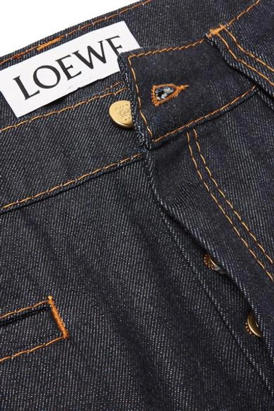 Shop Loewe Fisherman Gauze-trimmed Jeans