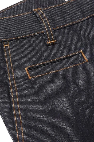 Shop Loewe Fisherman Gauze-trimmed Jeans
