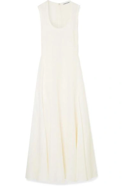 Shop Elizabeth And James Lenox Linen-blend Maxi Dress In White