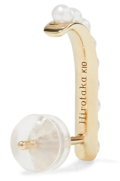 Shop Hirotaka 10-karat Gold Pearl Earring