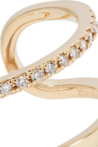 Shop Hirotaka Manhattan 10-karat Gold Diamond Ring