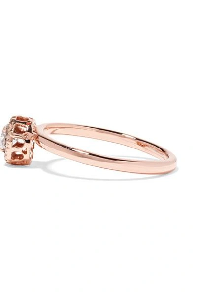 Shop Selim Mouzannar Beirut 18-karat Rose Gold Diamond Ring