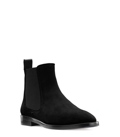 Shop Stuart Weitzman Atom In Black Suede