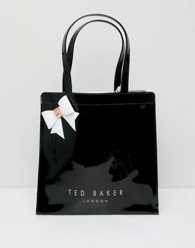 Shop Ted Baker Large Bow Icon Bag - Black