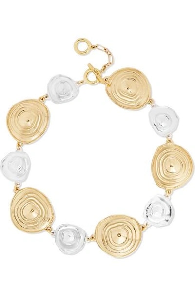 Shop Ellery Superflat Gold And Silver-plated Choker