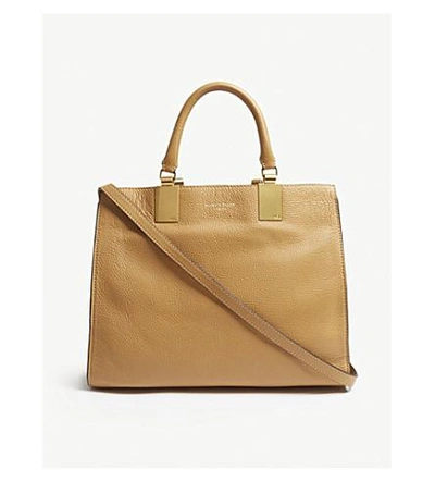 Shop Kurt Geiger Camel Brown Emma Leather Tote Bag