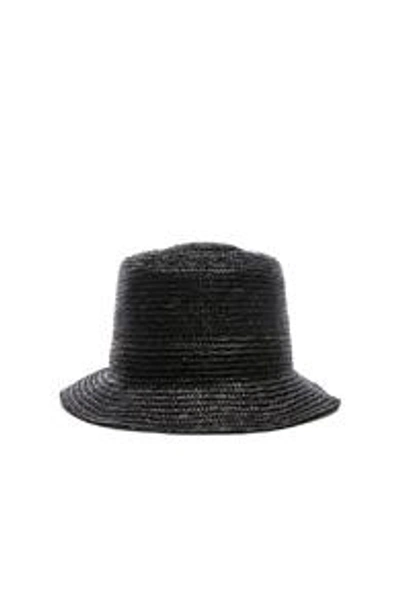 Shop Janessa Leone Marta Hat In Black