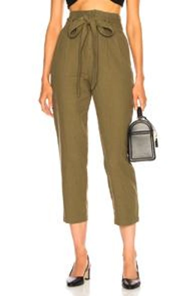 Shop Ag Adriano Goldschmied Darena Pant In Green. In Olive Grove