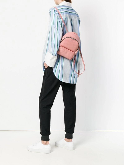 Shop Stella Mccartney Mini Falabella Backpack - Pink