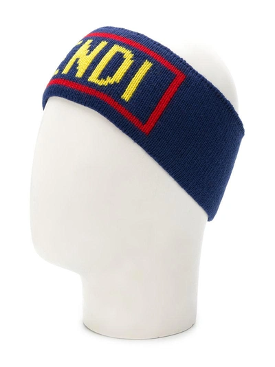 Shop Fendi Logo Patch Headband