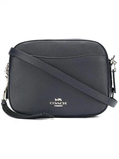 Shop Coach Logo Camera Bag - Blue