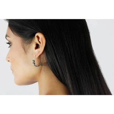 Lee Renee Seahorse Hoop Earrings – Silver