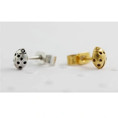 Lee Renee Ladybird Earring Single/wings Closed - Gold
