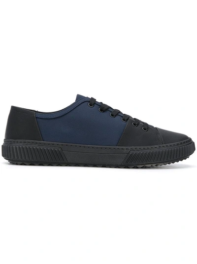 Shop Prada Low Top Sneakers - Blue