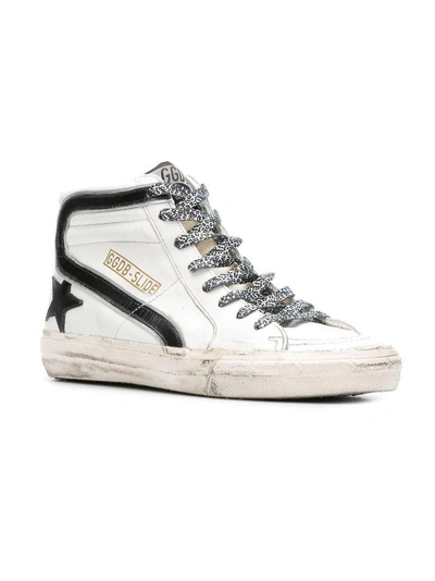 Shop Golden Goose Slide Sneakers - White