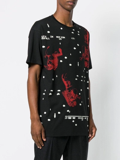 Shop Raf Simons Astronaut T-shirt - Black