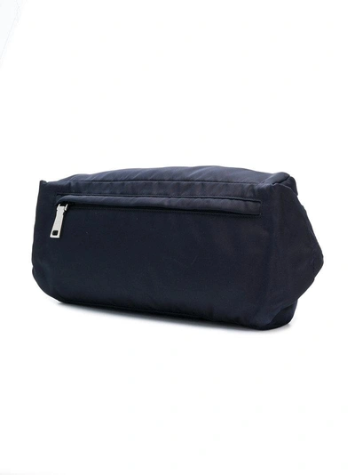 Shop Prada Classic Belt Bag - Blue