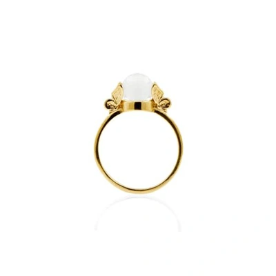 Lee Renee Butterfly Quartz Ring - Gold