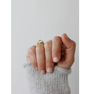 Lee Renee Butterfly Quartz Ring - Gold