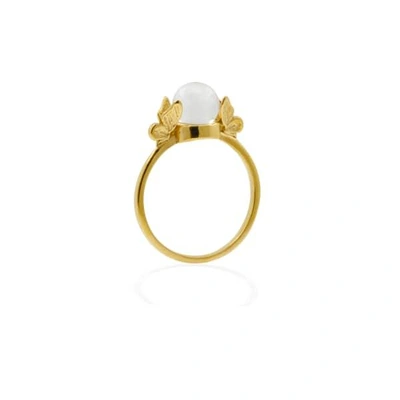 Lee Renee Butterfly Quartz Ring - Gold