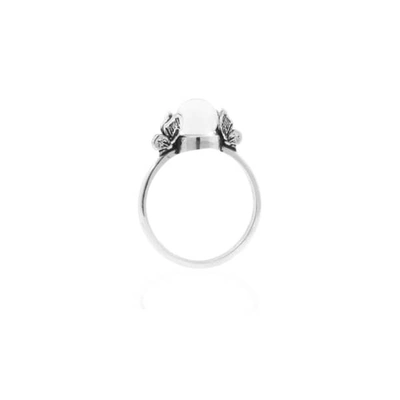 Lee Renee Butterfly Quartz Ring - Silver