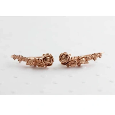 Lee Renee Rose Slider Earring Single - Rose Gold