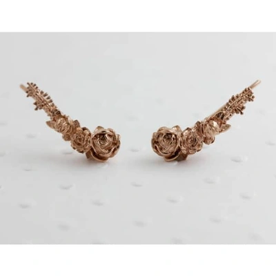 Lee Renee Rose Slider Earring Single - Rose Gold