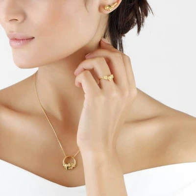 Lee Renee Rose Halo Diamond & Tourmaline Necklace – Rose Gold