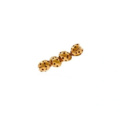 Lee Renee Loveliness Of Ladybirds Slider Earring Single-rose Gold