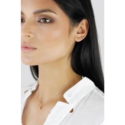 Lee Renee Loveliness Of Ladybirds Slider Earring Single-rose Gold