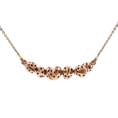 Lee Renee Loveliness Of Ladybird Necklace – Rose Gold