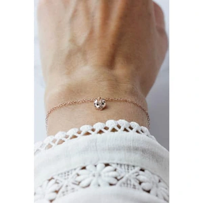 Lee Renee Ladybird Black Diamond Bracelet