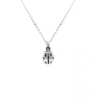 Lee Renee Ladybird Black Diamond Necklace