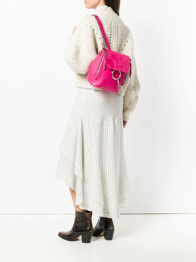 Shop Chloé Faye Small Backpack - Pink