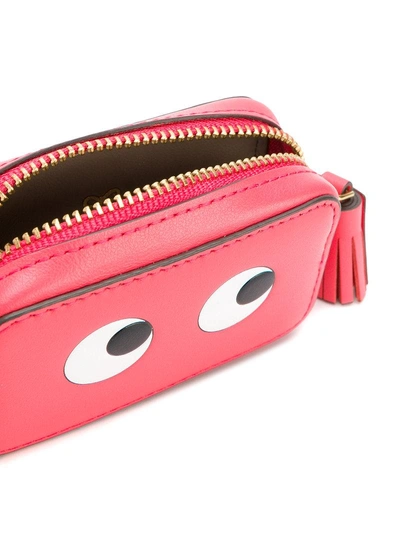Shop Anya Hindmarch Eyes Coin Purse  In Pink