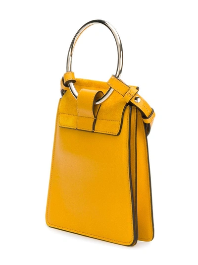 Shop Chloé Faye Bracelet Bag - Orange In Yellow & Orange