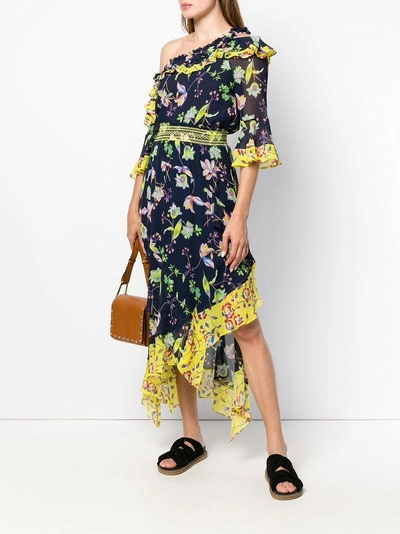 Shop Tanya Taylor Floral Print Asymmetric Skirt
