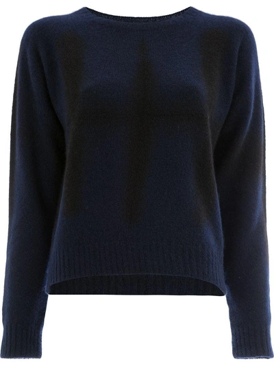 Shop Suzusan Dye-effect Sweater - Blue