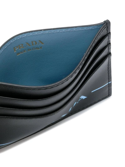 Shop Prada Branded Cardholder - Black