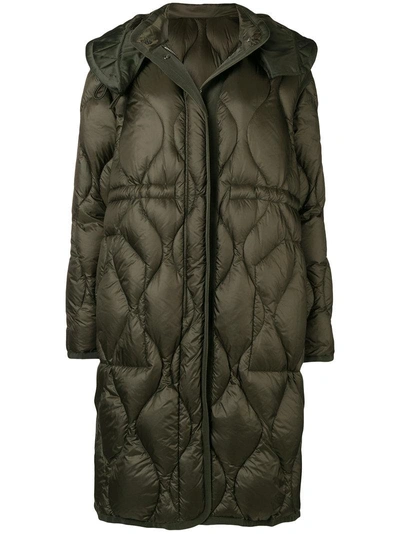 Shop Moncler Manthus Padded Coat - Green