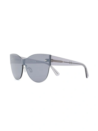 Shop Retrosuperfuture Screen Kim Oversized Sunglasses - Grey