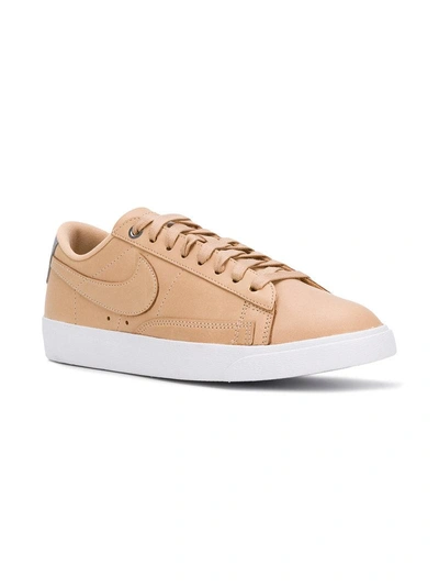 Shop Nike Blazer Low Se Premium Sneakers - Neutrals