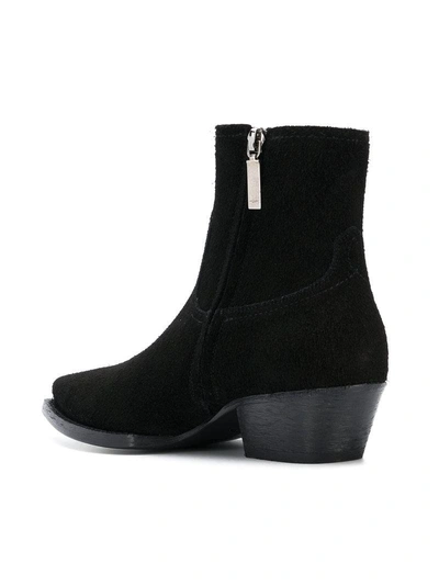 Shop Saint Laurent Ankle Boots - Black
