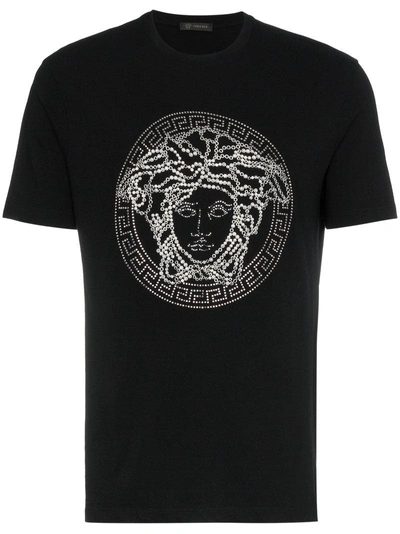 Shop Versace Medusa Logo T-shirt