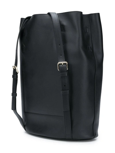 Shop Jil Sander Bucket Backpack - Black