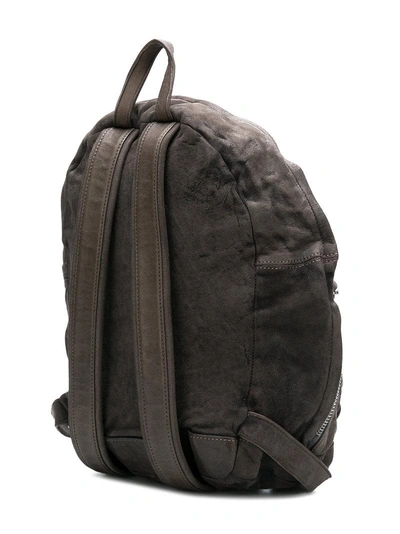 Shop Giorgio Brato Distressed Detail Backpack - Grey