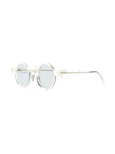 Shop Kuboraum Round Frame Tinted Sunglasses